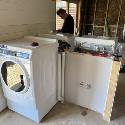 Washing machine and dryer for Ocean Grove installation